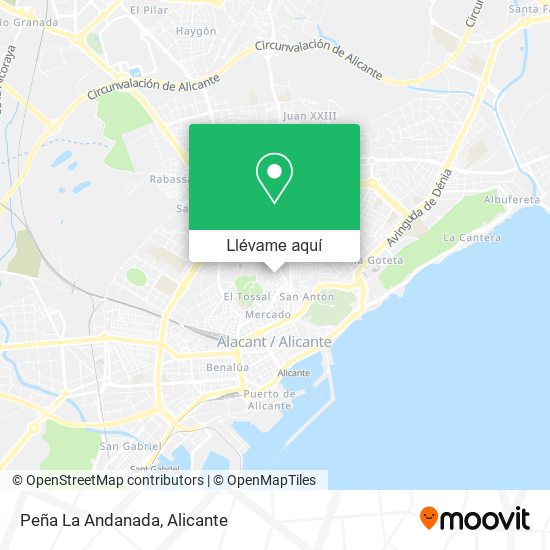 Mapa Peña La Andanada