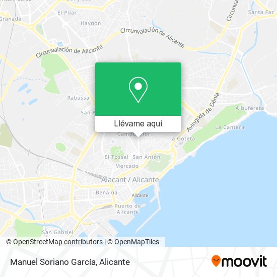 Mapa Manuel Soriano García