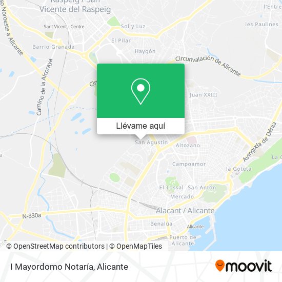 Mapa I Mayordomo Notaría