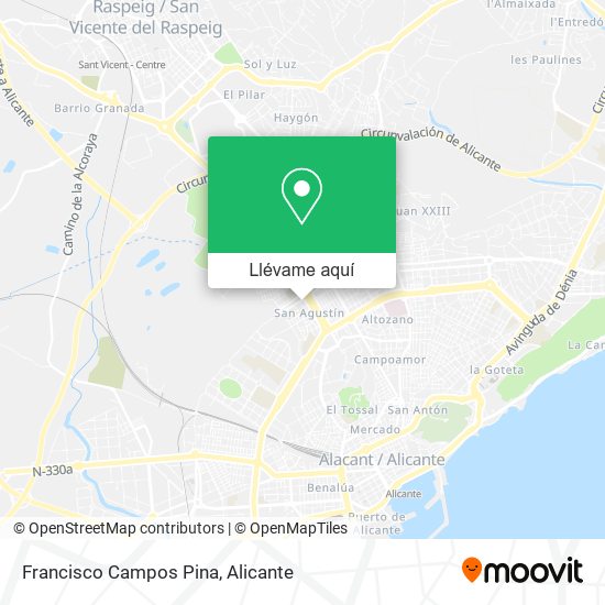 Mapa Francisco Campos Pina