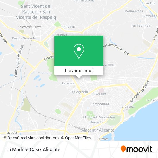 Mapa Tu Madres Cake