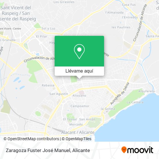 Mapa Zaragoza Fuster José Manuel