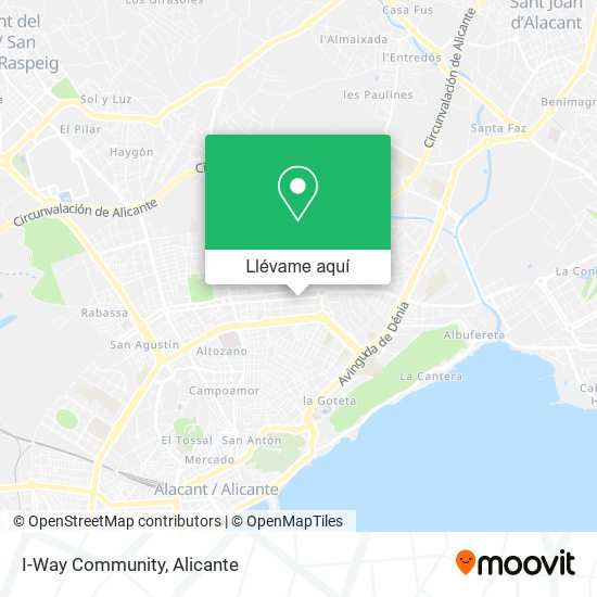 Mapa I-Way Community