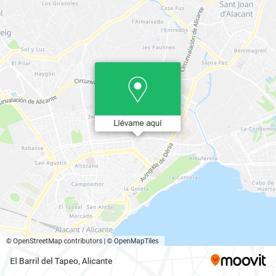 Mapa El Barril del Tapeo