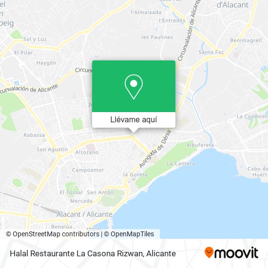 Mapa Halal Restaurante La Casona Rizwan