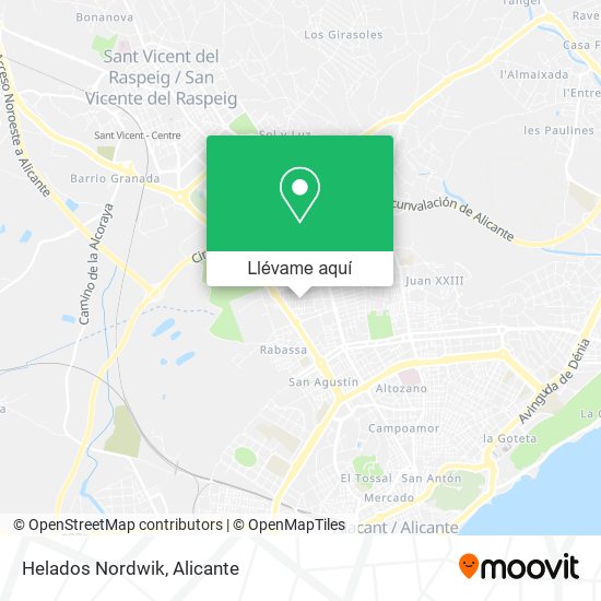 Mapa Helados Nordwik