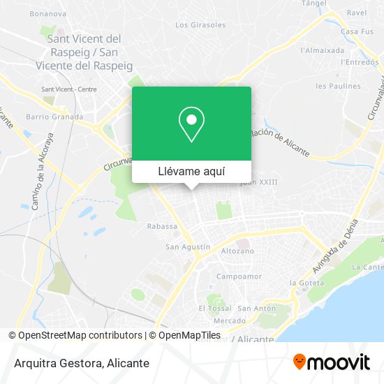 Mapa Arquitra Gestora
