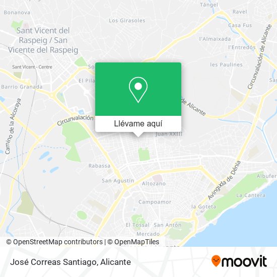 Mapa José Correas Santiago