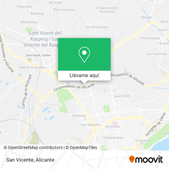 Mapa San Vicente