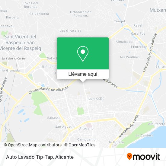 Mapa Auto Lavado Tip-Tap