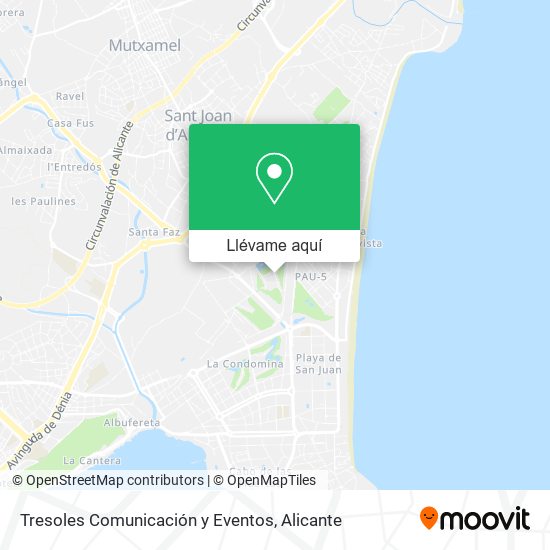 Mapa Tresoles Comunicación y Eventos