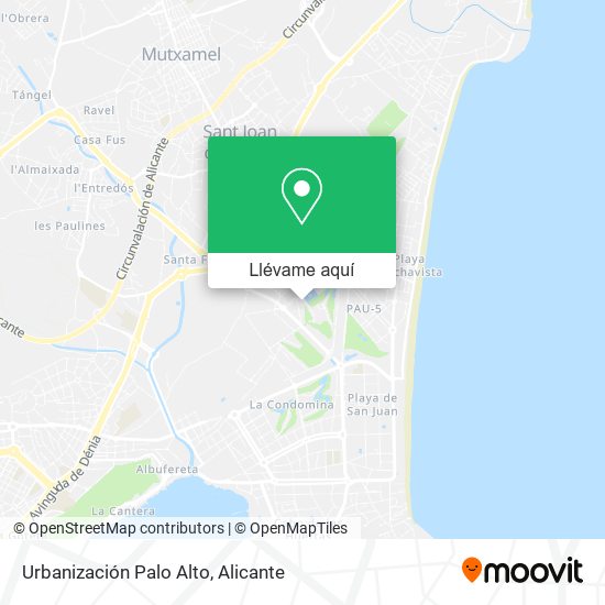 Mapa Urbanización Palo Alto