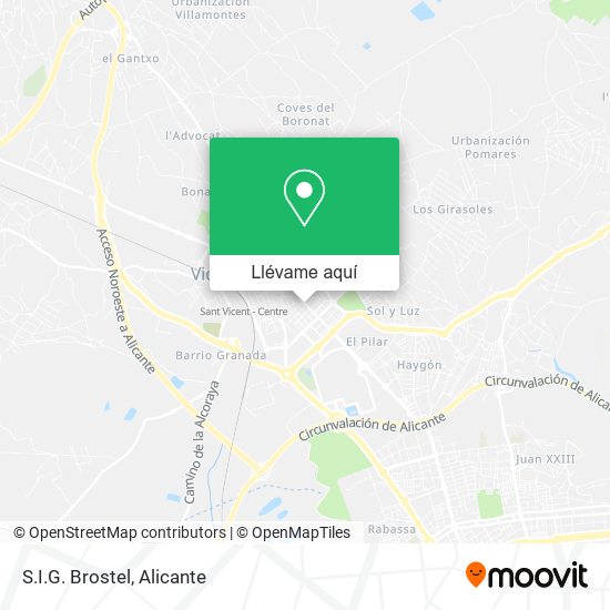 Mapa S.I.G. Brostel