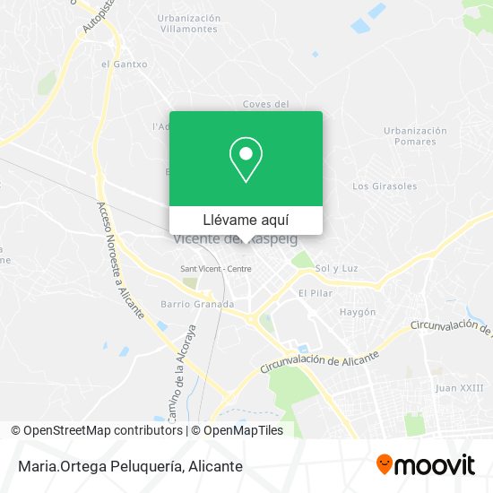 Mapa Maria.Ortega Peluquería