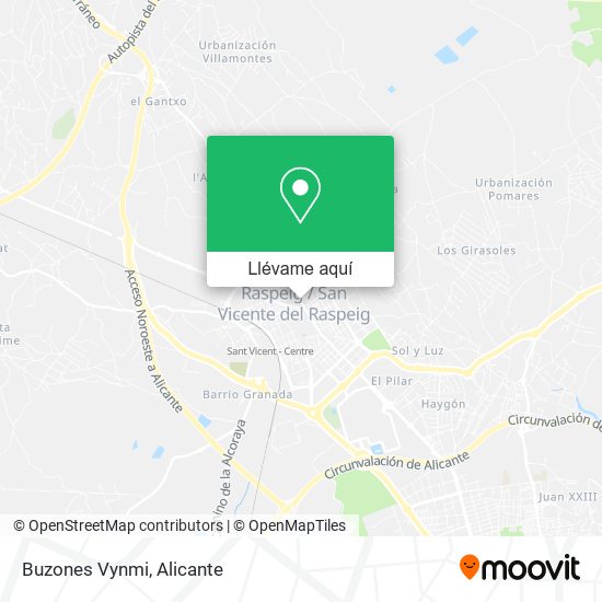 Mapa Buzones Vynmi