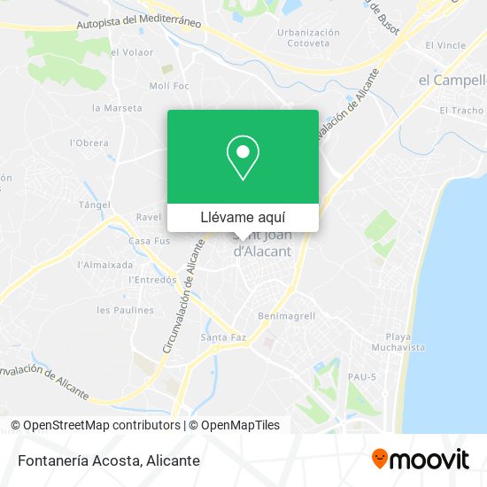 Mapa Fontanería Acosta