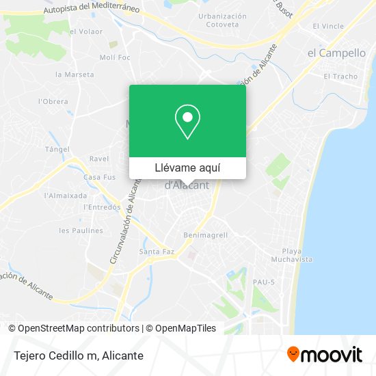 Mapa Tejero Cedillo m