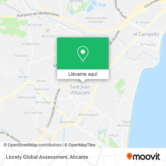 Mapa Llorety Global Assessment