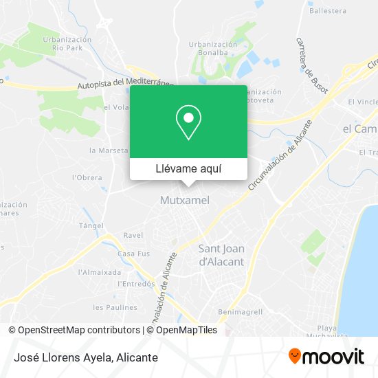 Mapa José Llorens Ayela