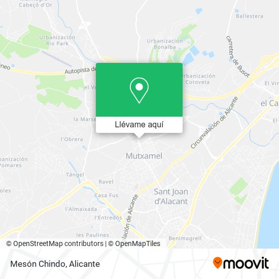 Mapa Mesón Chindo