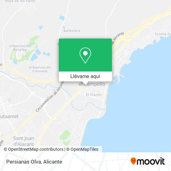 Mapa Persianas Olva