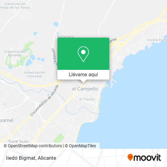 Mapa Iiedó Bigmat
