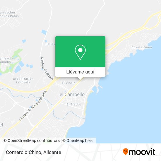 Mapa Comercio Chino