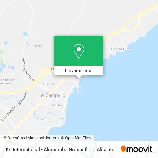 Mapa Ks International - Almadraba Groundfloor