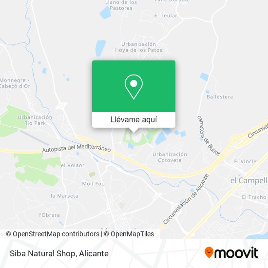 Mapa Siba Natural Shop