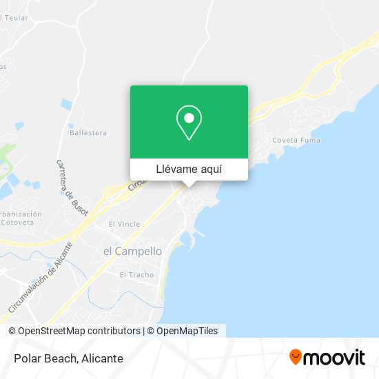 Mapa Polar Beach
