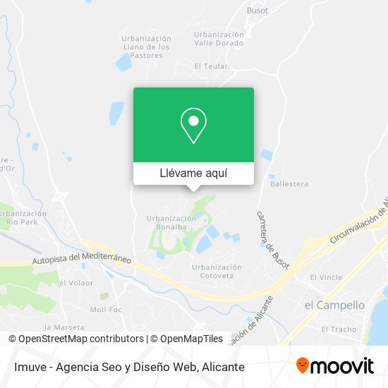 Mapa Imuve - Agencia Seo y Diseño Web