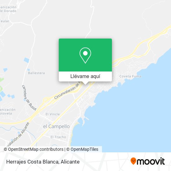 Mapa Herrajes Costa Blanca