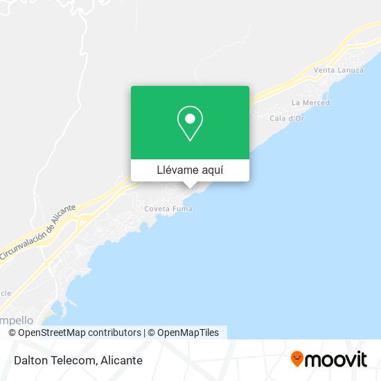 Mapa Dalton Telecom