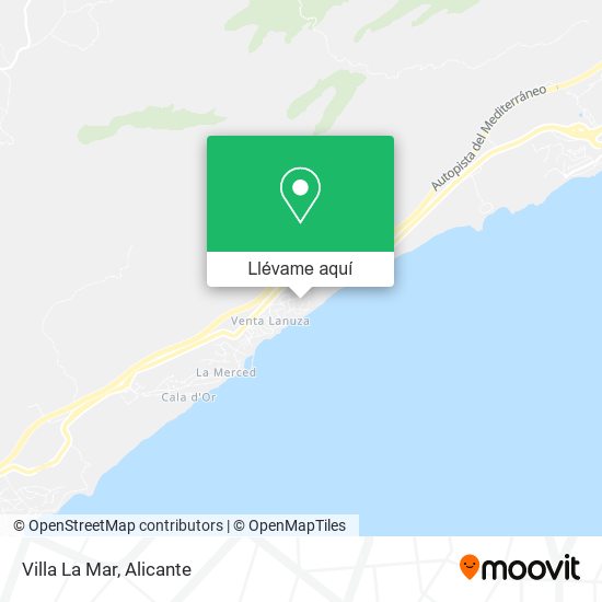 Mapa Villa La Mar