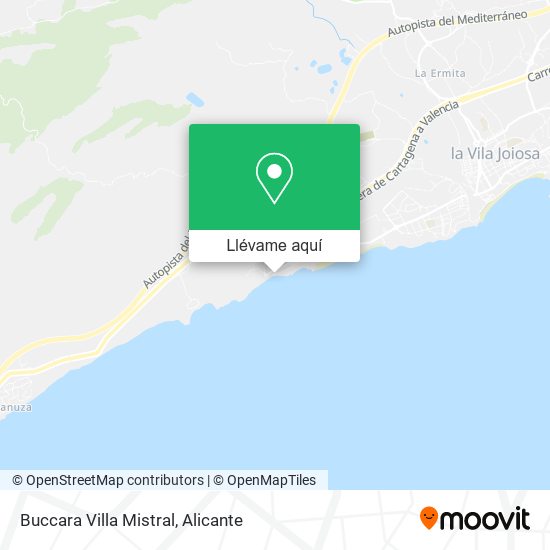 Mapa Buccara Villa Mistral