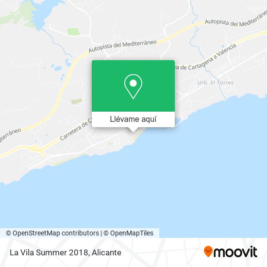 Mapa La Vila Summer 2018