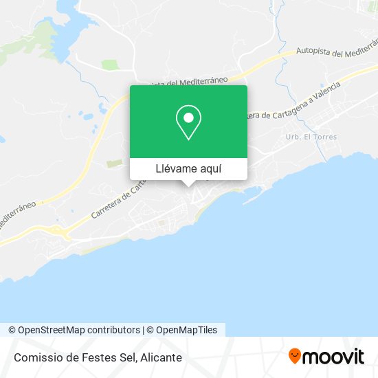 Mapa Comissio de Festes Sel