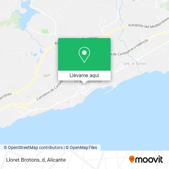 Mapa Lloret Brotons, d