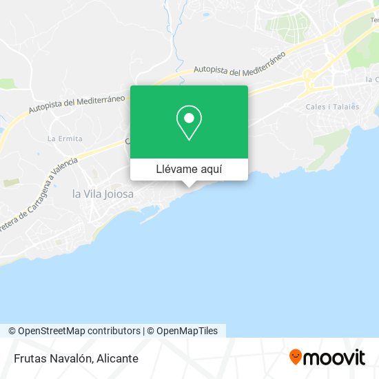 Mapa Frutas Navalón