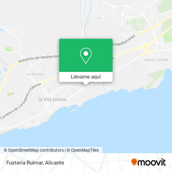 Mapa Fusteria Ruimar