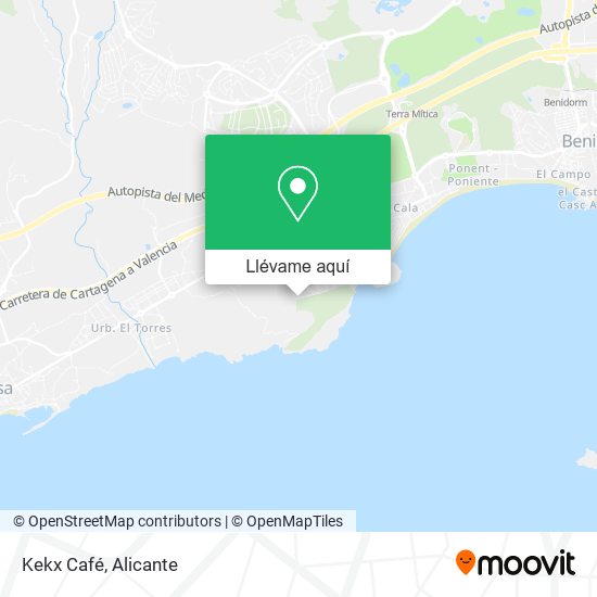 Mapa Kekx Café