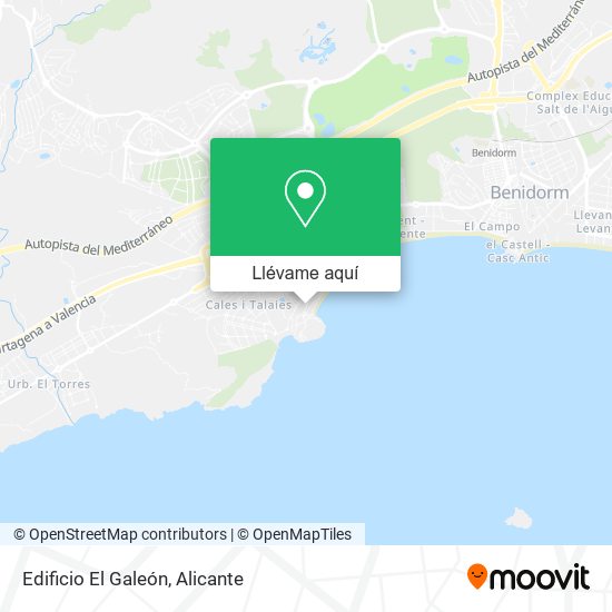 Mapa Edificio El Galeón