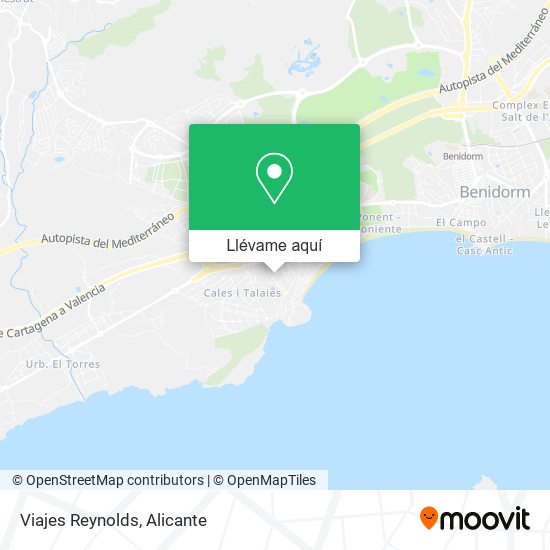 Mapa Viajes Reynolds