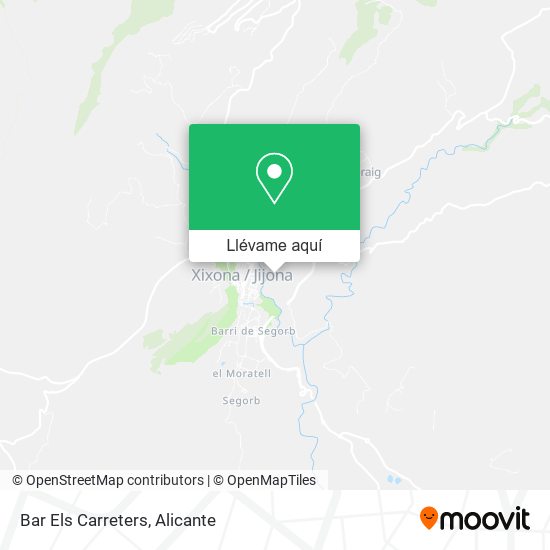 Mapa Bar Els Carreters
