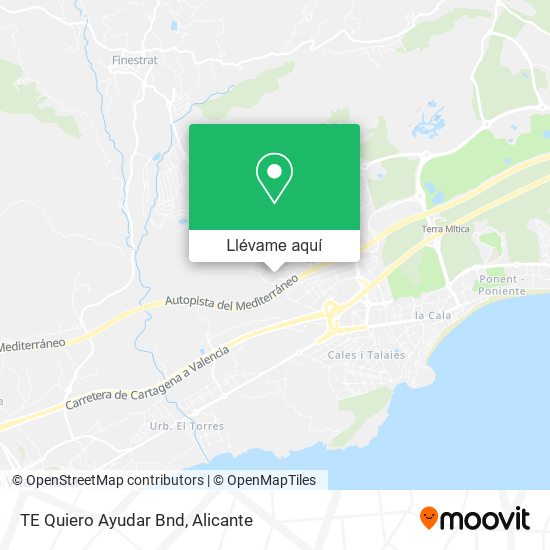 Mapa TE Quiero Ayudar Bnd