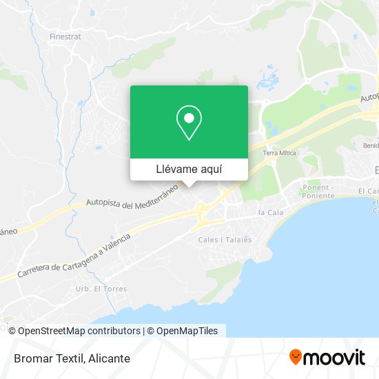 Mapa Bromar Textil