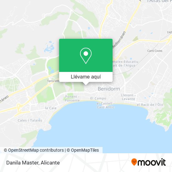 Mapa Danila Master