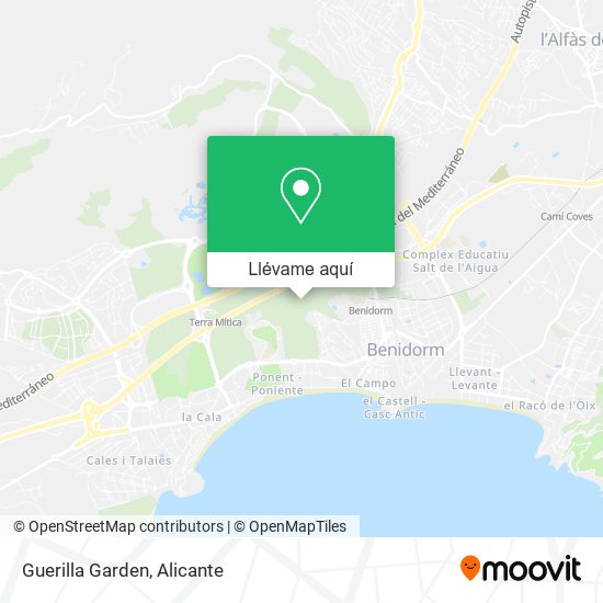 Mapa Guerilla Garden