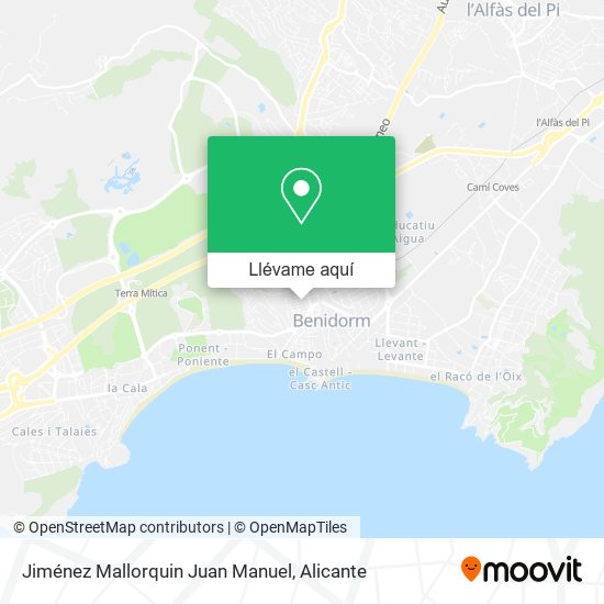 Mapa Jiménez Mallorquin Juan Manuel