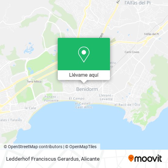 Mapa Ledderhof Franciscus Gerardus